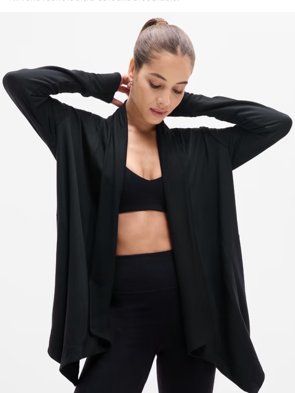 Athleta Pranayama Restore Wrap 
Size M
